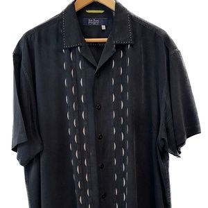 Nat Nast Men's Large Short Sleeve Shirt in Black